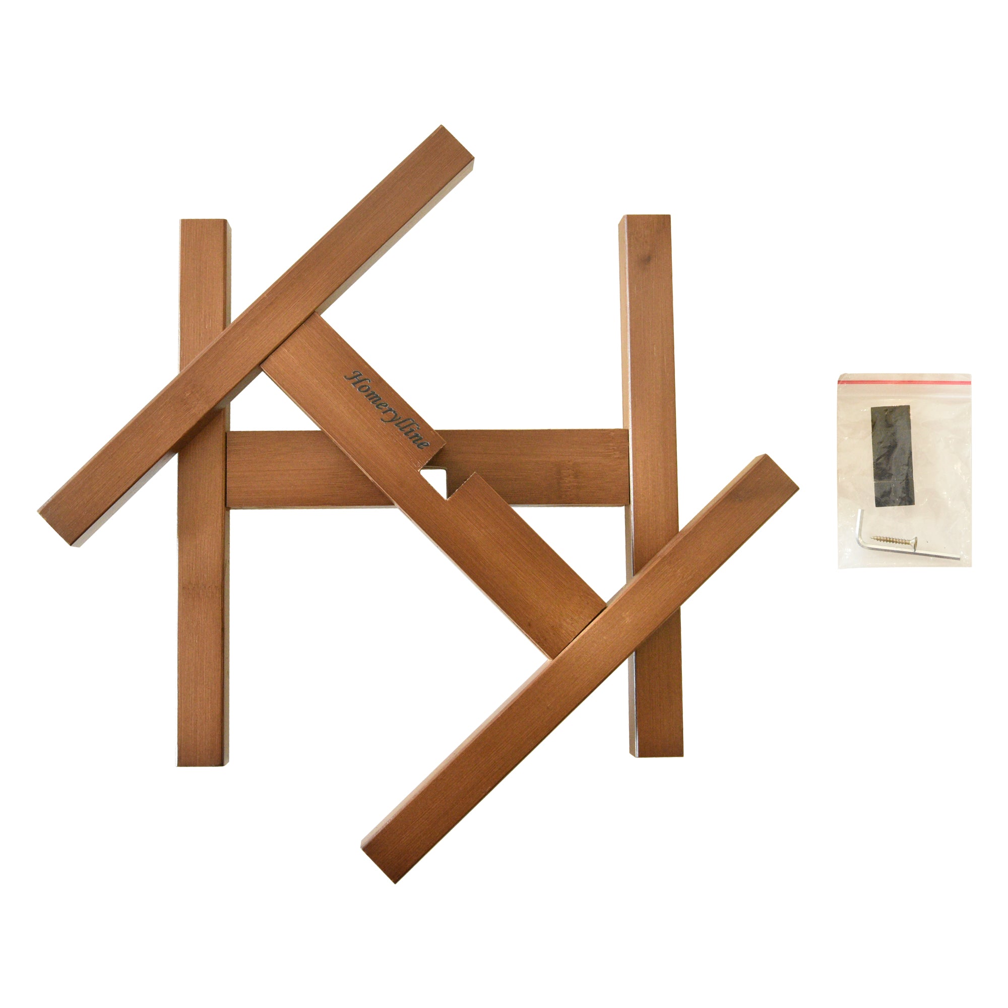 Adjustable plant Stand, bamboo plant Stand in medieval modern style, sturdy plant support, suitable for 8, 9, 10, 11, 12-inch flowerpots (excluding flowerpots and plants)