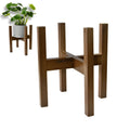 Adjustable plant Stand, bamboo plant Stand in medieval modern style, sturdy plant support, suitable for 8, 9, 10, 11, 12-inch flowerpots (excluding flowerpots and plants)
